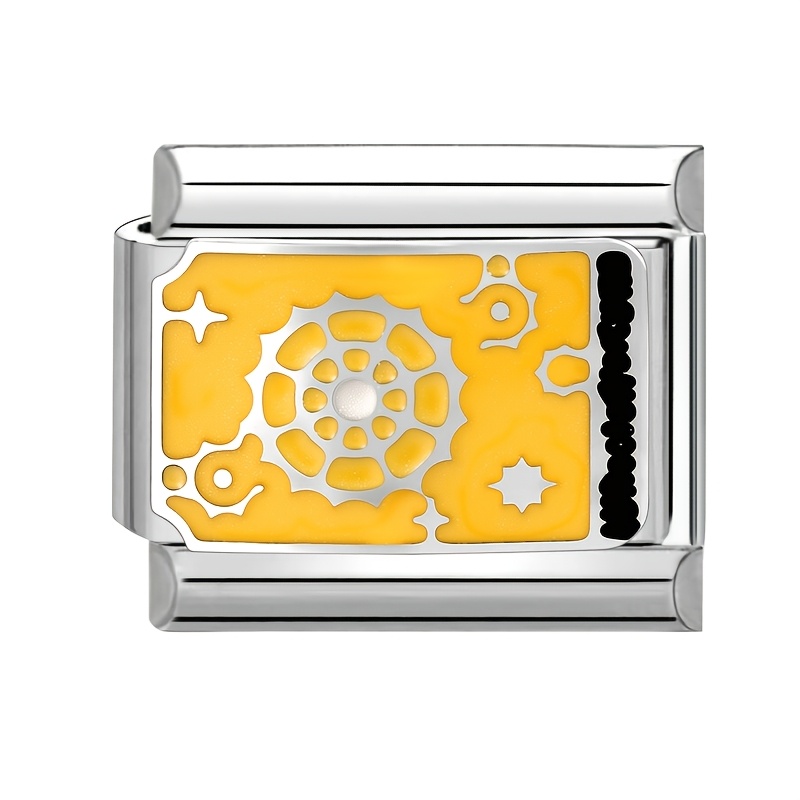 Fashionable Drip-Paint Style Accessory with Tarot Card Elements